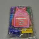 4E's Novelty 24 Pack Classroom Valentine Cards with Tic Tac Toe Keychains Games, Bulk Valentines Day Cards & Gifts for Kids School Valentines Classroom Exchange, Valentines Party Favors