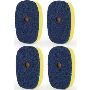 Sponge Brush Refills for OXO Soap Dispensing Dish Brush - 4 Pack Dish Cleaning Soap Dispensing Head Replacement for Scrubber