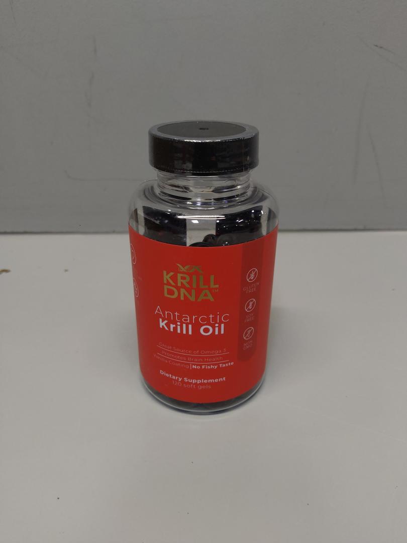 Krill DNA Antarctic Krill Oil 120 soft gels Best Before 04/2025