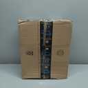 Outdoor Christmas Tree Frosted Urn Filler 2 Set, Pre-lit Artificial Xmas Tree with Cones & Red Berries, Small Christmas Tree with 70 Warm Lights