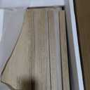 Huuger 27.6 Inch Tall Night Stands with Charger Station, USB-C Port, Fluted Nightstand Set of 2, Larger Wider Bed Side Table with 2 Deep Drawers, Open Shelf, Bedroom Living Room End Table, Natural