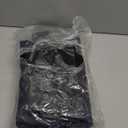 BGment Black Blackout Curtains 36 Inches Length for Kitchen Window - Short Drapes with Rod Pocket Thermal Insulated Privacy for Bedroom Bathroom Rv Cafe Window, 2 Panels, 42 x 36 Inch