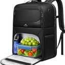MATEIN Lunch Backpack for Men, Waterproof Meal Prep Work Backpack with Lunch Compartment, Large TSA 17 Inch Laptop Back Pack Lunchbox with Chest Strap, Insulated Cooler Work Bag for Office Commute