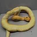 Snake Plush, Stuffed Snake Animal, 71 in Large Toy Snakes for Kids, Giant Stuffed Animals Snake, Lifelike Plush Snake for Birthday Present Party Prank Prop (Yellow)