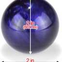EZAUTO WRAP Marble Purple Auto Car Shift Knob Round Ball Weighted Manual Gear Stick Shifter Adapter JDM Universal