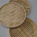 Helen's Asian Kitchen Bamboo Food Steamer with Lid - 100% Natural Bamboo - Basket Steamers for Cooking Dumplings, Dim Sum, Veggies, Fish, Meat - Preserve Nutrients & Flavors - 12-Inch