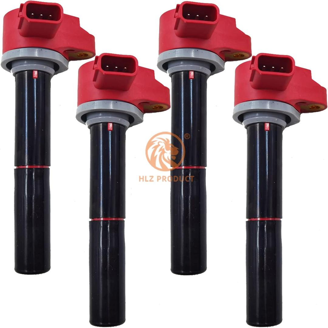 HIGH ENERGY IGNITION COILS SET OF 4 Compatible with Mercury Verado 75 80 90 100 115 120 135 150 175 4 STROKE 4 CYL EFI Replaces 8M0039809 339880615T01 19005251 880615T01