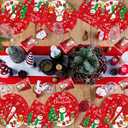 Christmas Paper Plates And Napkins, 144 Pcs Red Christmas Plates Set Snowman Xmas Tree Disposable Tableware for Winter Theme christmas Holiday Supplies, Serves 24