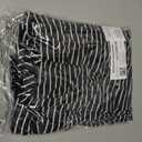 Amazon Essentials Women's Long-Sleeve Open-Front Long Cardigan (Black White Horizontal Stripe)