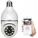 Light Bulb Security Camera, 5G/2.4GHz WiFi Lightbulb Cameras Outdoor for Home Security,2-IN-1 Bulb Security Camera with LED Light E27 Compatible, Smart AI Human Detection,Color Night Vision (1Pack)