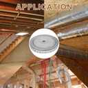 Galvanized Metal Pipe Strap 3/4-Inch x 100-Feet 24-Gauge for Pipe Support Hanging and Flexible Trimming with Holes