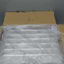 YKLSLH 4 Trays Paper Organizer Letter Tray - Acrylic Desk File Organizer, Stackable Clear Paper Holder Sorter Office Organizer for Letter/A4, Office File Ipad Books Notes Etc (4 Tier-horizontal)