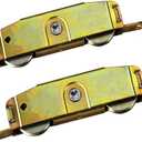 Heavy Duty Sliding Patio Door Roller Assembly 1-1/4 Inch Steel Ball Wheel Bearing, Side Adjustable,2 Pack