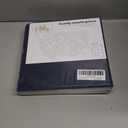 Felt Bulletin Board Tiles -28"x18" Cork Board Alternative for Office Decor, Push Pin Board Wall Organizer 6-Pack - Navy Blue