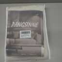 PANGSINNE 90 Inch Pinch Pleated Linen Curtains - 2 Panel Set Semi Sheer Curtain for Living Room Back Tab Cream Natural Textured Drapes Birch Ivory for Dining Office