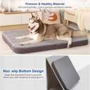 Large Dog Bed, High Density Foam, Good Resilience for Enough Cushion to Large Dogs Such as Great Dane, 47 * 39 Inches Widen Pet Bed, Non Slip Bottom with Removable Washable Cover