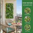 Artificial Greenery Wall, 40''x 20'' Plant Panels, UV-Anti Faux Grass Wall