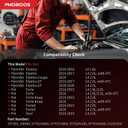 PHOBOOS A/C Compressor with Clutch Compatible with Hyundai Elantra/Elantra Coupe/Elantra GT 2014-2020, Kia Forte/Forte Koup/Forte 5/Soul 2014-2019, 1.8/2.0L, Fast Cooling, Low Noise, Ref. 197383