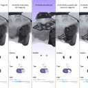 eXtremeRate Face Clicky Kit V2 for PS5 Controller BDM-010 & BDM-020, Custom Tactile Dpad Action Buttons for PS5 Controller, Mouse Click Kit for PS5 Controller BDM-010 BDM-020