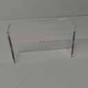 Acrylic Monitor & Laptop Stand Riser - Clear Computer & Laptop Stand for Desk - Compatible with iMac, MacBook & All Notebooks - White Aesthetic Decoration for Office & Home