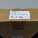 KPY Window Visor Compatible with Toyota Prius V 2012-2017 (Model V Only), Rain Guard Side Window Vent Deflectors Tape-On Style, 2012 2013 2014 2015 2016 2017, Black