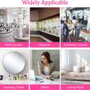 balacoo Lipstick Display Rack: 24 Compartment Acrylic Gloss Organizer Lipstick Organizer Holder Clear Makeup Organizer Case for Lip Gloss Brushes