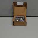 Ivilon Bay Window Curtain Rod Corner Connector - for Rods of 5/8 to 1-1/8 Inch - Antique Brass