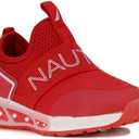 Nautica Kids Light Up Flashing Sneaker Athletic Running Shoes Lace-Up/Bungee/Slip-on |Boy - Girl|(Little Kid/Big Kid) Kappil Parks Neave Lights (5 Toddler, Red Lights-alois)