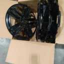 18inch Hubcaps Wheel Skin Covers Compatible with 2020-2024 Ford Explorer XLT, Durable ABS Plastic Rim Covers (Set of 4), Fit for Standard Wheels - Snap On Tire Cover Replacement (Glossy Black)