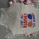 Aalizzwell Baby Boys Summer Clothes Sleeveless Bodysuit Shorts Outfit (White, XS)