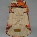 Kuoser Warm Dog Coat, Waterproof Dog Coats for X-Small Dogs, Adjustable Durable Doggie Winter Jacket Reversible Cozy Puppy Cold Weather Apparel from Small to Large Breed, Orange XS