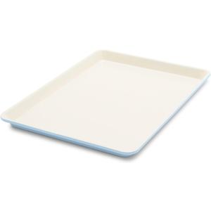 GreenLife Bakeware 18 x 13 Half Cookie Sheet Baking Pan, Non-Toxic PFAS-Free Healthy Ceramic Nonstick, Oven Safe to 450F, Easy Release, Even Heating, Easy Clean, Blue Haze (18" x 13" Half Baking Sheet)