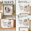 JioJio Chan Baptism Gifts Picture Frame, Christening, Baby Announcement Gifts for Godchildren Boys Girls from Godparents Godfather Godmother, 4x6 Inch Wooden Photo Frame