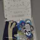 Blue Birthday Crown and Badge Set – Party Hat & Button Kit for Celebrations