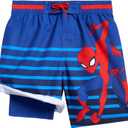 Marvel Spider-Man Compression Swim Trunks Bathing Suit UPF 50+ Quick Dry Toddler to Big Kid