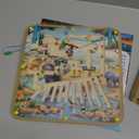 Laviecoplayland Magnetic Montessori Toys for 3 Year Old - Magnet Board for Kids, Magnetic Maze for Kids Ages 3-5, Color and Number Maze, Puzzles for Toddlers Magnet Mazes for Toddler Learning Activity (Safari Expedition)