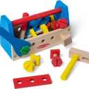 Melissa & Doug Take-Along Tool Kit Wooden Construction Toy (24 pcs)