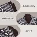 Women's Wool Socks  Warm Thermal Winter Knit, Cozy Fuzzy Thick Soft Cabin Boot Style, Cute Colorful Cold Weather