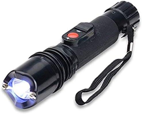 POLICE Stun Gun 305 - Rechargebale with LED Flashlight, Black