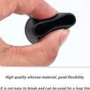 2 x Table Chair Rubber Leg Tips Caps, 8PCS Chair Leg Tips Caps, Rubber Furniture Feet Round for Furniture Legs, No Scratches and Reduce Noise(Black)
