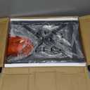 Snughome 10 Gallon Fish Tank Stand with Power Outlets, Aquarium Stand with Storage, 3 Tier Heavy Metal Reptile Tank Stand Fish Tank Shelf 20.47" x 11.42" x 30.91", Rustic Brown