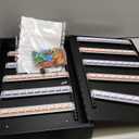 Barska 64 Position Key Lock Box  Steel Key Cabinet with Numbered Hooks, Key Log Sheet, Colored Tags, Index Chart, Labeled Shelves