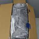 Bedsure Heated Blanket Throw Blanket - Fast Heating Electric Blanket, Soft Flannel Heated Throw with 4 Time Settings, 6 Heating Settings, Warm Gifts for Grandma & Grandpa & Seniors (50"x60", Grey)