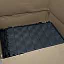 Devoko 30 Gallon Resin Deck Box Waterproof Outdoor Storage Box for Patio Furniture Pool Accessories Indoor Storage for Cushion Garden Tools (30 Gallon, Black)