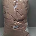 WRENSONGE King Comforter Set, 7 Pieces Clay Pink Soft Bed in a Bag King with Fitted Sheet, Flat Sheet, 2 Pillow Shams, and 2 Pillowcases- Warm Bedding Set for All Season