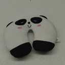 EKDJKK Travel Pillow for Kids, Cute Animal Neck Pillow Support U Shaped Cushion Plush Soft Rest Reading Pillow Sleeping Pillow for Airplane Train Car (Panda)