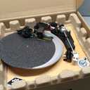 House of Marley Stir It Up Wireless Turntable: Vinyl Record Player with Wireless Bluetooth Connectivity, 2 Speed Belt, Built-in Pre-Amp, and Sustainable Materials (Signature Black)