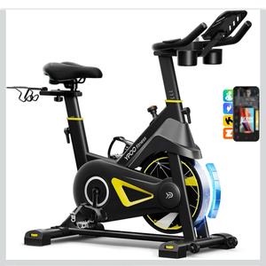 Exercise Bike, Adjustable Magnetic Resistance Stationary Bikes for Home Cardio with Exclusive App, Indoor Cycling Bike with 330lbs Weight Capacity Comfortable Seat, Tablet Mount and Fitness Courses