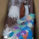 25" Football Pinata for Birthday Party, Sports Themed Party Decorations with Stick & Blindfold, Small American Football Pinata for Kids Boys, Fillable Paper Mache Centerpiece for Game Day Event Favors