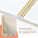 Large Journals for Writing 300 Page Spiral Bound Notebook with Hard Cover, Work Notebook for Women, Daily Writing, School, Office, Journaling, 10.25" X 7.25 Inches